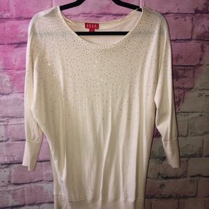 Jeweled Elle sweater size S